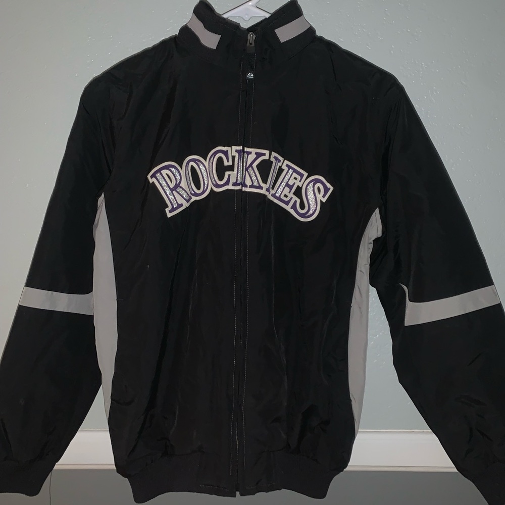 Vintage Rockies baseball jacket (girls)